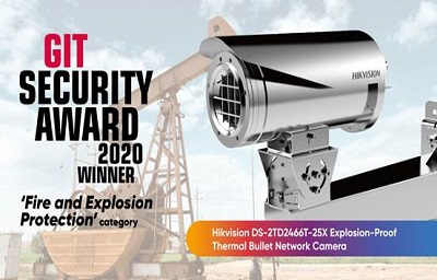 دوربین حرارتی هوشمند در جایزه امنیتی GIT 2020 
